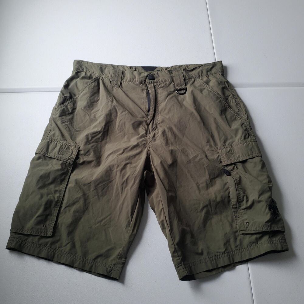 Boy Scouts Of America Shorts Mens Medium Green Cargo Nylon Uniform 11 Inseam